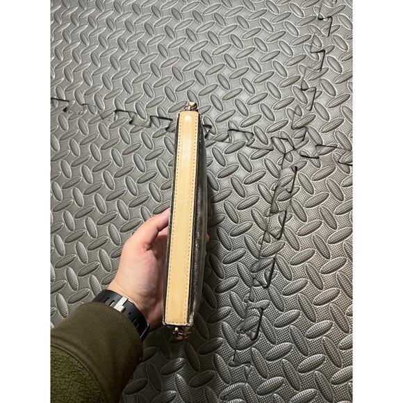 Coach Peyton Ombre Accordion‎ Wallet Zip Silver Charcoal Womens Bag - Picture 2 of 9